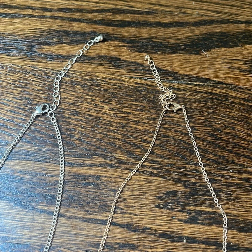 Two charm necklaces for little girl